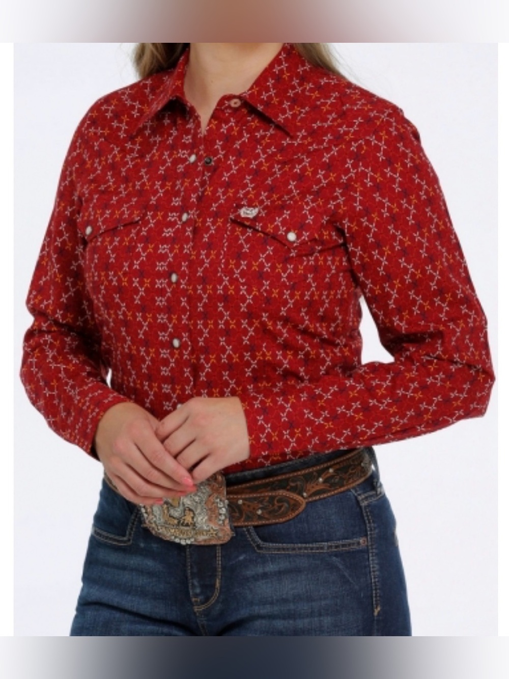 Cinch Women's Western Pearl Snap Shirt